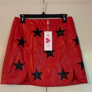 Ali faux leather mini skirt